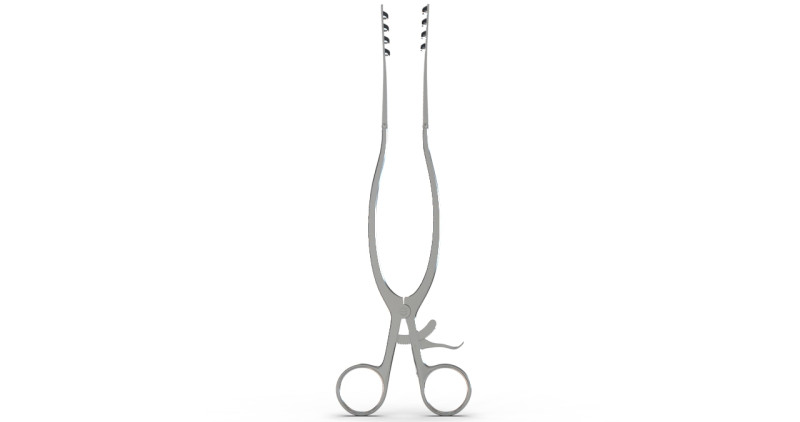 STILLE SELF-RETAINING RETRACTOR 3D 모델 .c4d .max .obj .3ds .fbx .stl .blend