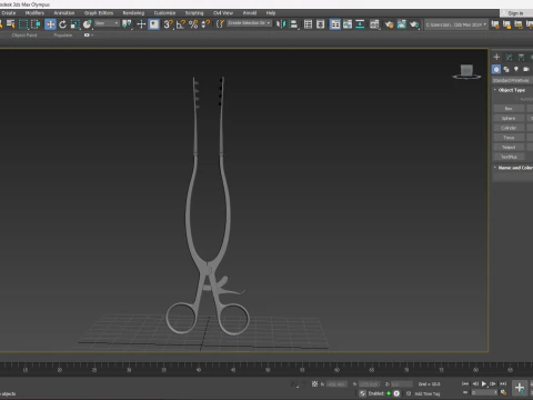 STILLE SELF-RETAINING RETRACTOR 3D Model
