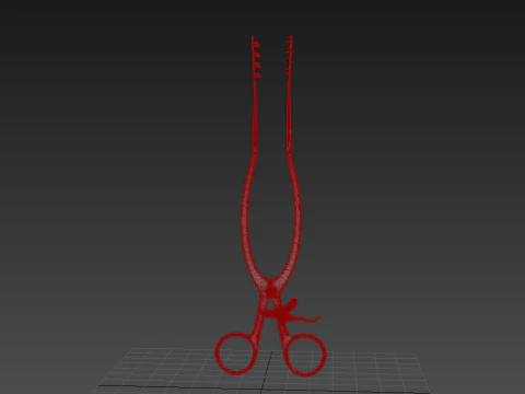 STILLE SELF-RETAINING RETRACTOR 3D Model