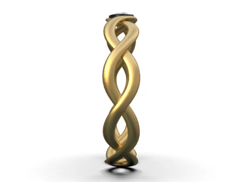 Zig zag halkası 3D Model