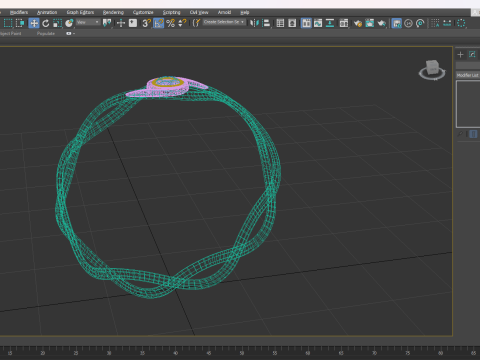 Zig zag ring Model 3D