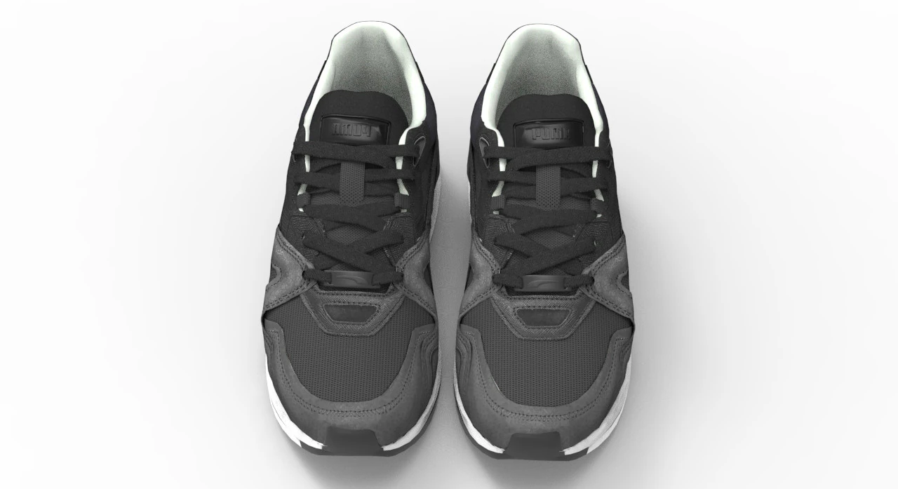 Sneaker 3D Model .c4d .max .obj .3ds .fbx .stl .blend