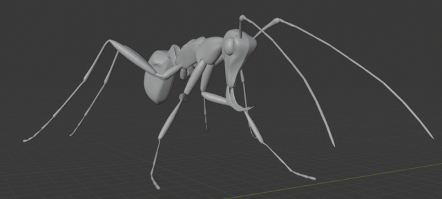 Haidomyrmex scimitarus 3D 模型 .c4d .max .obj .3ds .fbx .stl .blend 