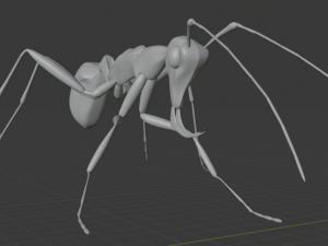Haidomyrmex scimitarus 3Dモデル