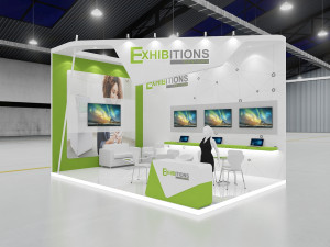 exhibition stand Model 3D