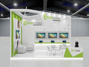 exhibition stand 3D 模型