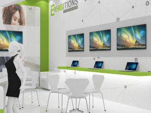 exhibition stand 3D 模型