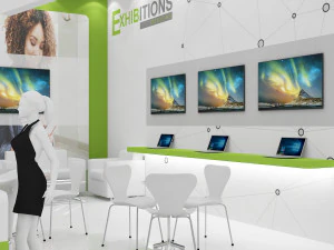 exhibition stand 3D Model