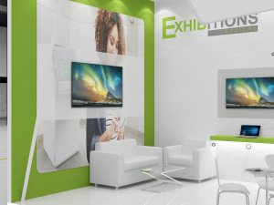 exhibition stand 3D 模型