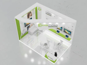 exhibition stand 3D Model