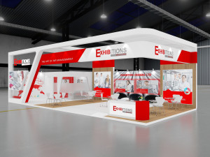 EXHIBITION STAND Modello 3D