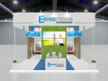 EXHIBITION STAND 3 SIDE OPEN Modello 3D