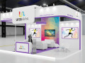 EXHIBITION STAND 3 SIDE OPEN TWO OPTIONS Modello 3D