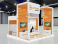 EXHIBITION STAND 4 SIDE OPEN Modello 3D