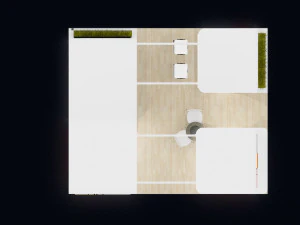 exhibition stand 4 side open 3D Model