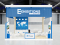 EXHIBITION STAND ISLAND Modello 3D