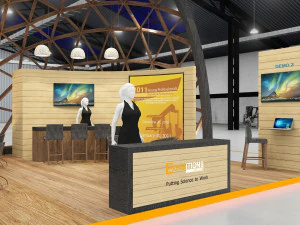 exhibition stand island 3d 3D Model