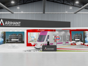 exhibition stand one sides open stall 3D 모델