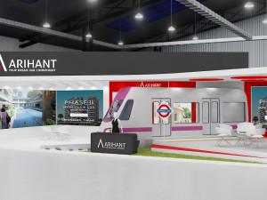 exhibition stand one sides open stall 3D Model