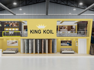 exhibition stand two sides open stall 3D Model