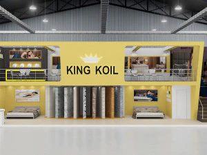 estande de exposi&ccedil;&atilde;o dois lados tenda aberta Modelo 3D