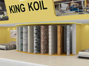 exhibition stand two sides open stall 3D Model