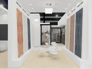 exhibition stand three sides open stall 3Dモデル