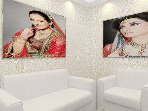 exhibition stand three sides open stall Modèle 3D