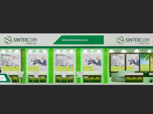 exhibition stand two sides open stall 3D Модель