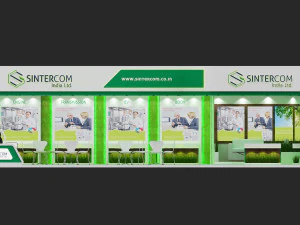 estande de exposi&ccedil;&atilde;o dois lados tenda aberta Modelo 3D