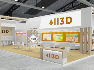 Exhibition Stall One Side Open 14X7 3D Model