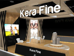 Exhibition Stall Four Side Open 11X4 3D Model