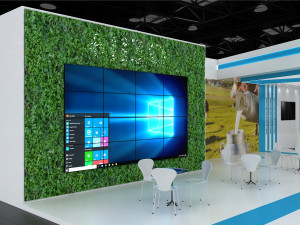 Exhibition Stall Three Side Open 19X9 Modelo 3D