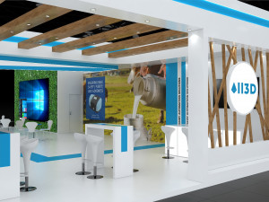 Exhibition Stall Three Side Open 19X9 Modelo 3D