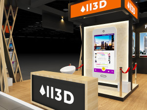 Exhibition Stall Three Side Open 19X9 3D Model