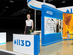 Exhibition Stall Three Side Open 6X9 Model 3D