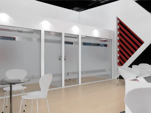 Exhibition Stall Four Side Open 6X17 3D Model