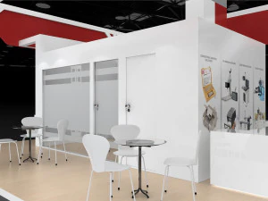 Exhibition Stall Four Side Open 6X17 3D Model