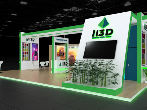 Exhibition Stall Three Side Open 7X11 Modèle 3D