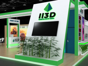 Exhibition Stall Three Side Open 7X11 Modèle 3D