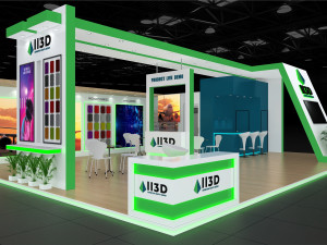 Exhibition Stall Three Side Open 7X11 Modèle 3D