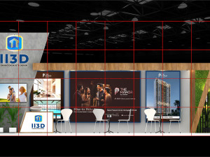 Exhibition Stall One Side Open 8X5 Modelo 3D