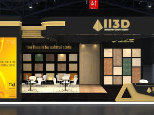 Exhibition Stall Two Side Open 12X7 Modelo 3D