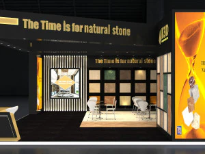 Exhibition Stall Two Side Open 12X7 3D Model