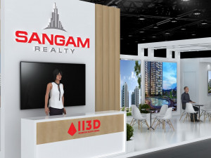 Exhibition Stall Two Side Open 12X7 Modèle 3D