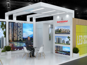 Exhibition Stall Two Side Open 12X7 Modèle 3D