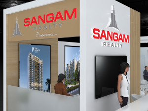 Exhibition Stall Two Side Open 12X7 Modèle 3D