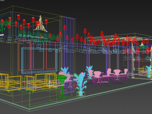 Exhibition Stall Two Side Open 12X7 Modèle 3D