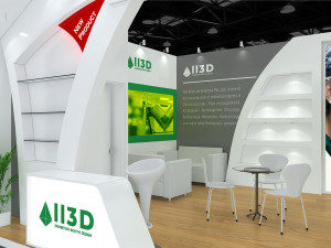 Exhibition Stall One Side Open 6X5 3D Модель