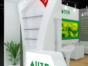 Exhibition Stall One Side Open 6X5 3D Модель